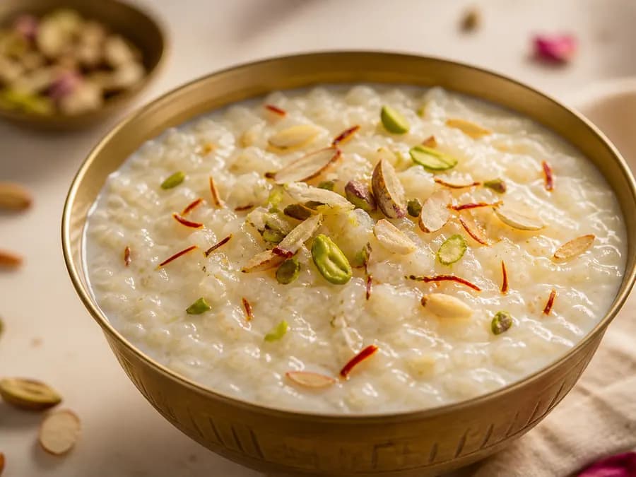 Creamy rice kheer